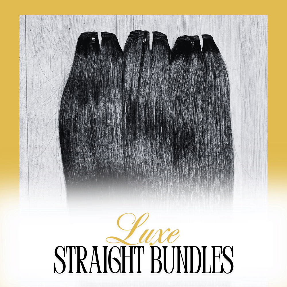 Raw Human Hair Straight Bundles